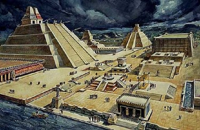 Дворецът и храмът на Теночтитлан, Мексико