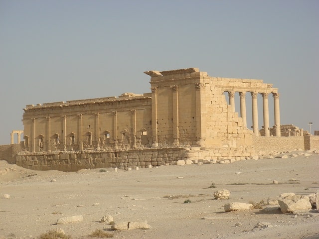 Храмът на Бел в Палмира - унищожени обекти на културното наследство